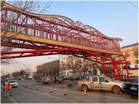 東營(yíng)區(qū)文匯街道海通路美食街龍門(mén)架、標(biāo)識(shí)牌及廣告牌項(xiàng)目